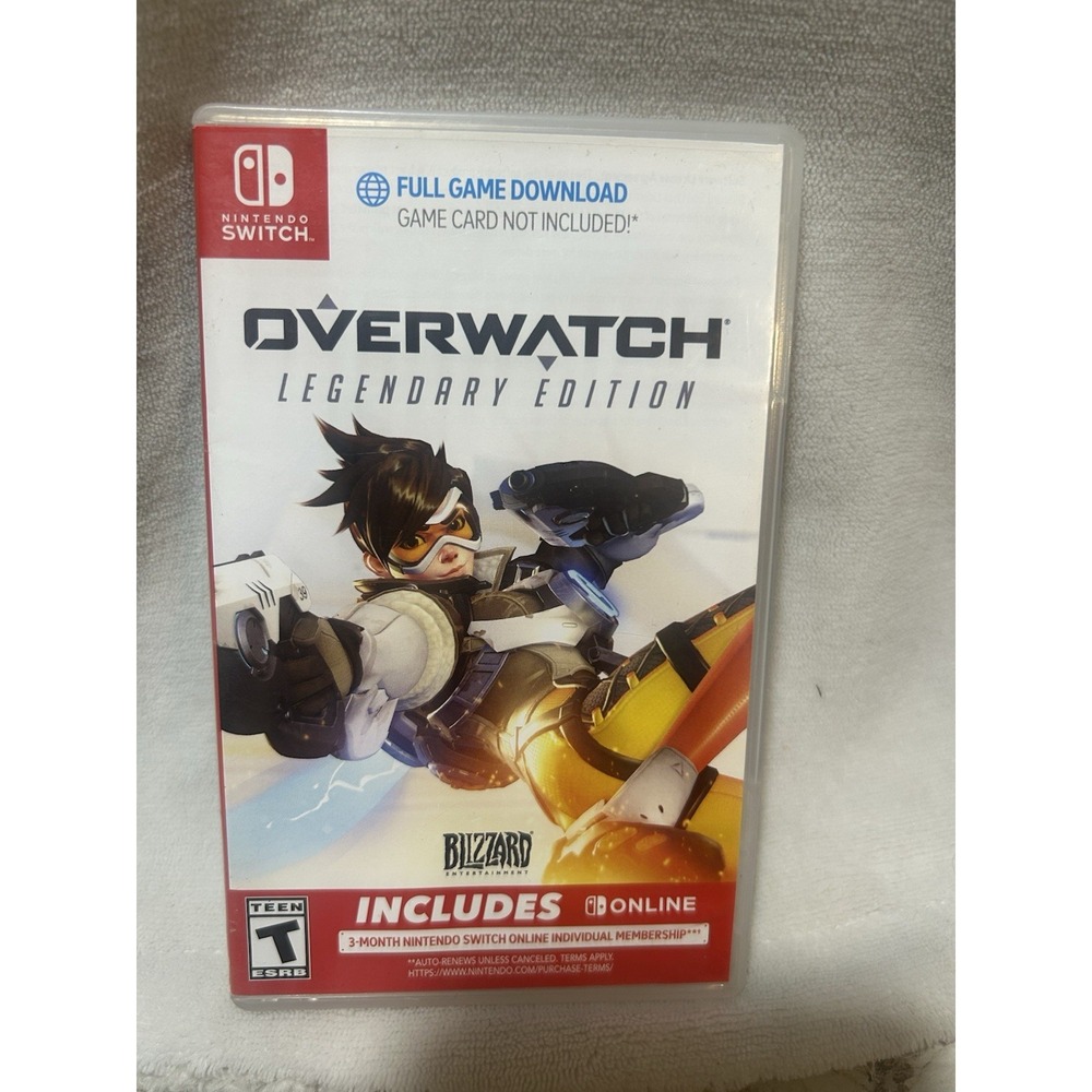 Overwatch Legendary Edition Nintendo Switch Case Only No Game Code